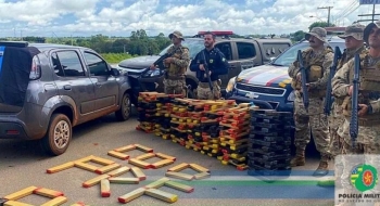 Ação integrada apreende 300 kg de drogas em Guapó